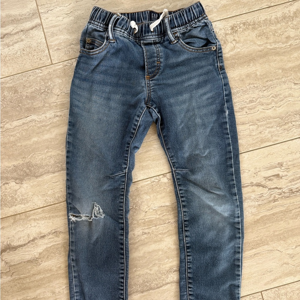 GAP Kids Distressed Blue Jeans